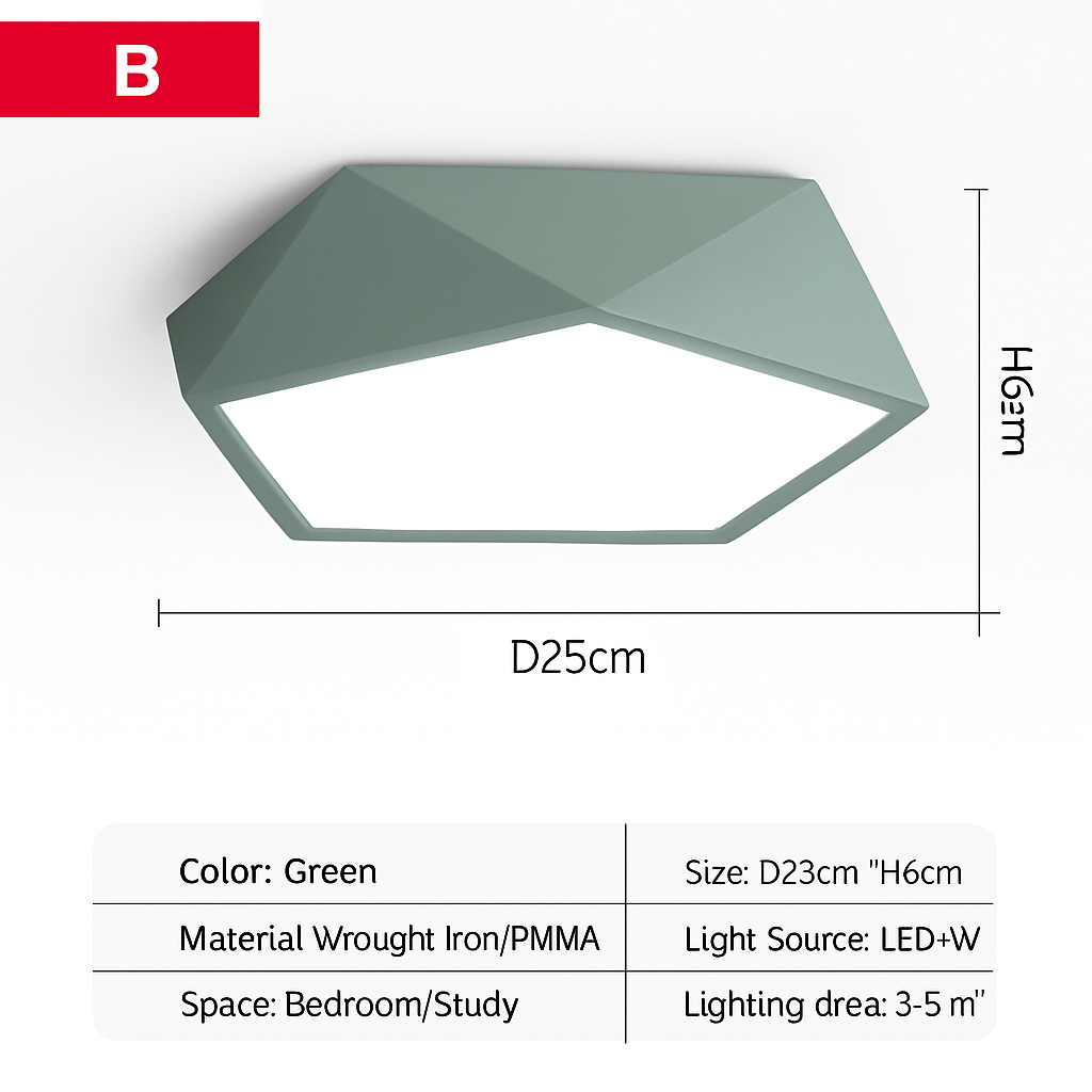 Plafonnier led rond moderne pour intérieur élégant et lumineux Manon Aube - Une Silhouette Tout en Rondeur