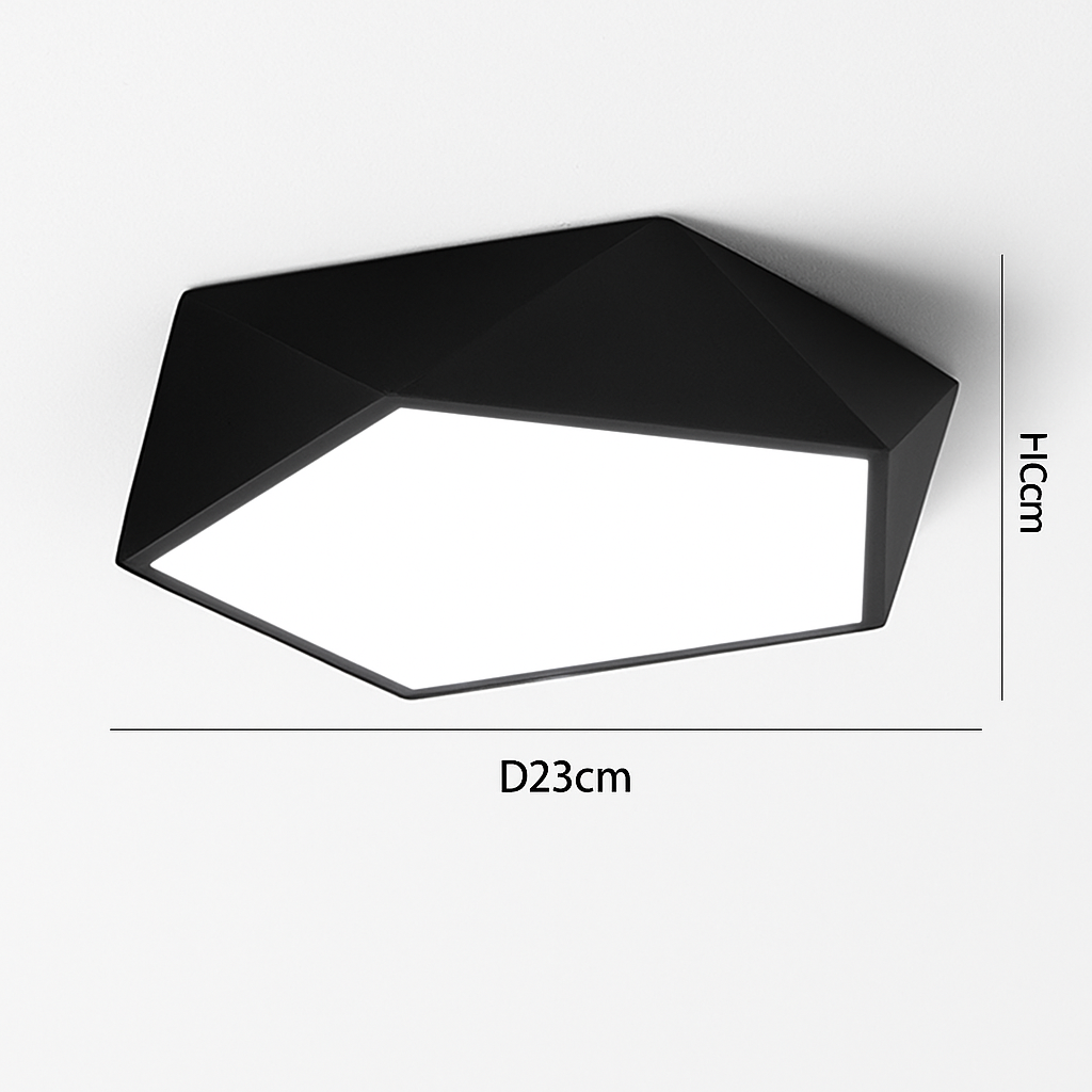 Plafonnier led rond moderne pour intérieur élégant et lumineux Manon Aube - Une Silhouette Tout en Rondeur