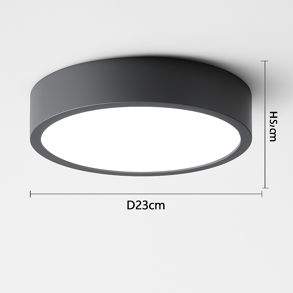 Plafonnier led rond moderne pour intérieur élégant et lumineux Manon Aube - Une Silhouette Tout en Rondeur