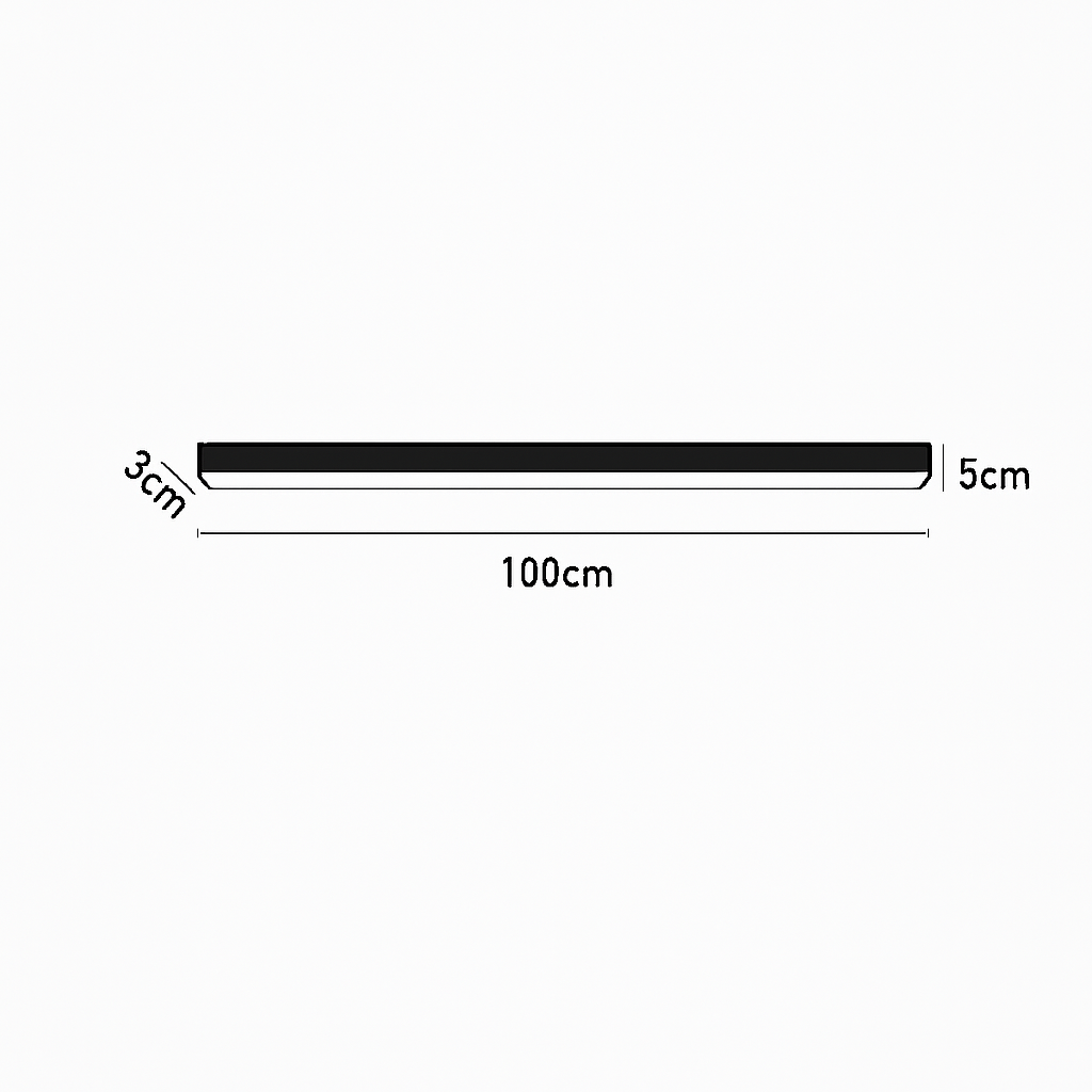 Plafonnier led suspendu design minimaliste Zéphyr Courbe - Lignes Épurées & Atmosphère Sereine