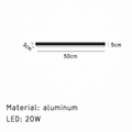 Plafonnier led suspendu design minimaliste Zéphyr Courbe - Lignes Épurées & Atmosphère Sereine