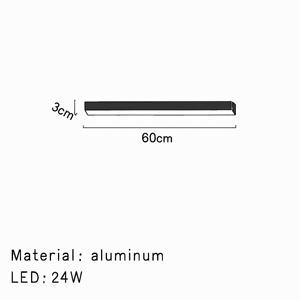 Plafonnier led suspendu design minimaliste Zéphyr Courbe - Lignes Épurées & Atmosphère Sereine