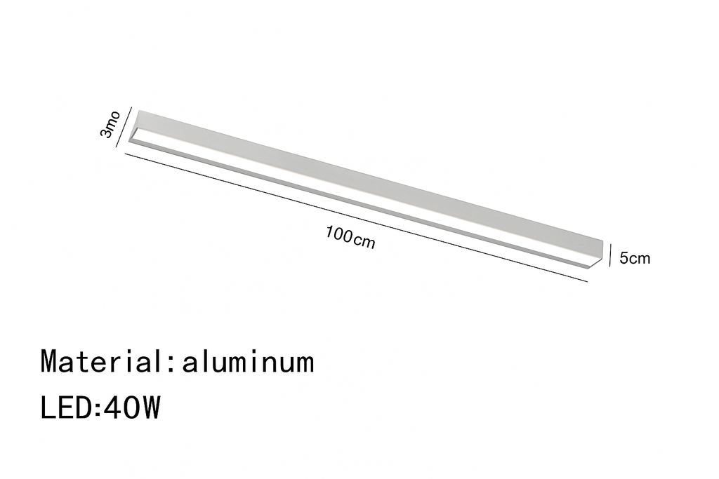 Plafonnier led suspendu design minimaliste Zéphyr Courbe - Lignes Épurées & Atmosphère Sereine