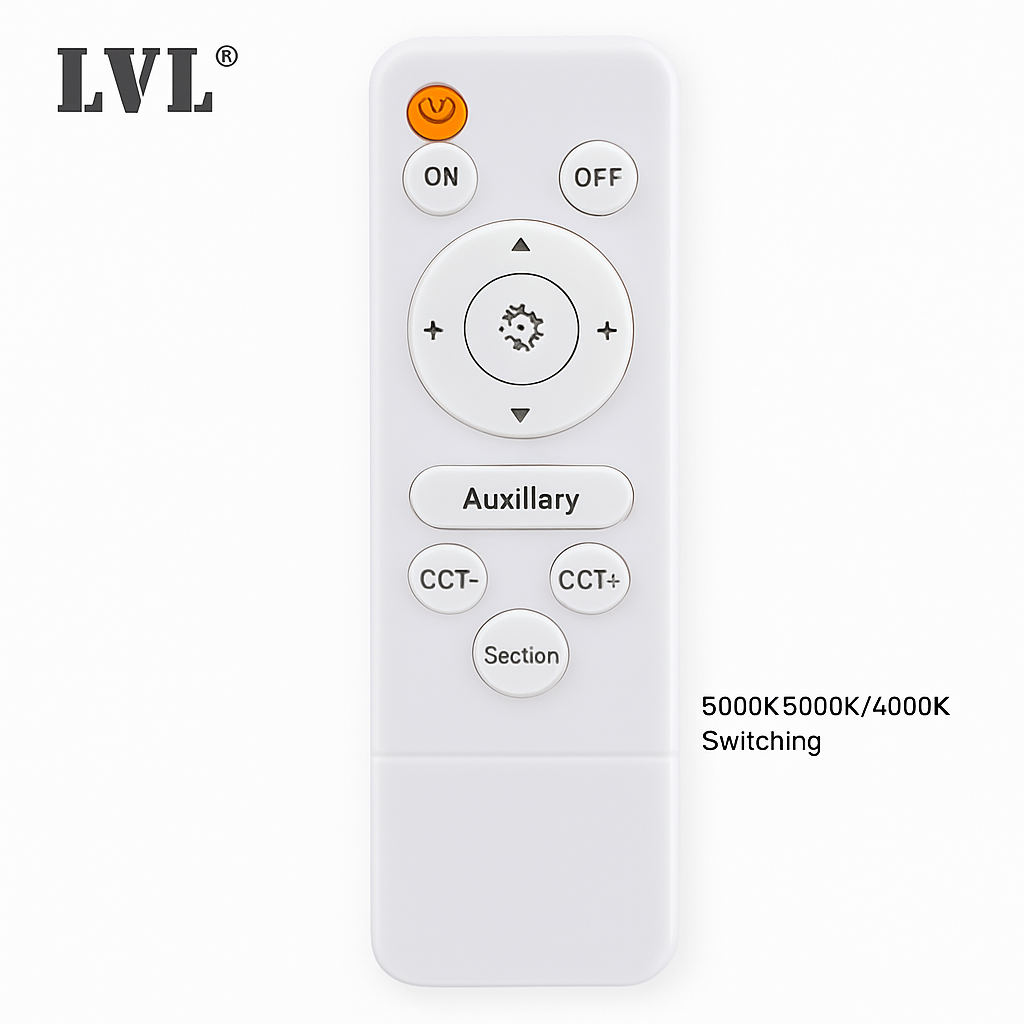 Plafonnier — LED télécommandé moderne Grain de bois doré 24W 32W chambre salon cuisine salle de bains RC plafonnier à intensité variable