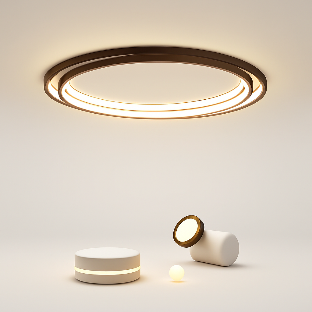 Plafonnier led ultra fin design moderne nouvelle collection Isaure Clairval - Une Note Actuelle dans le Décor