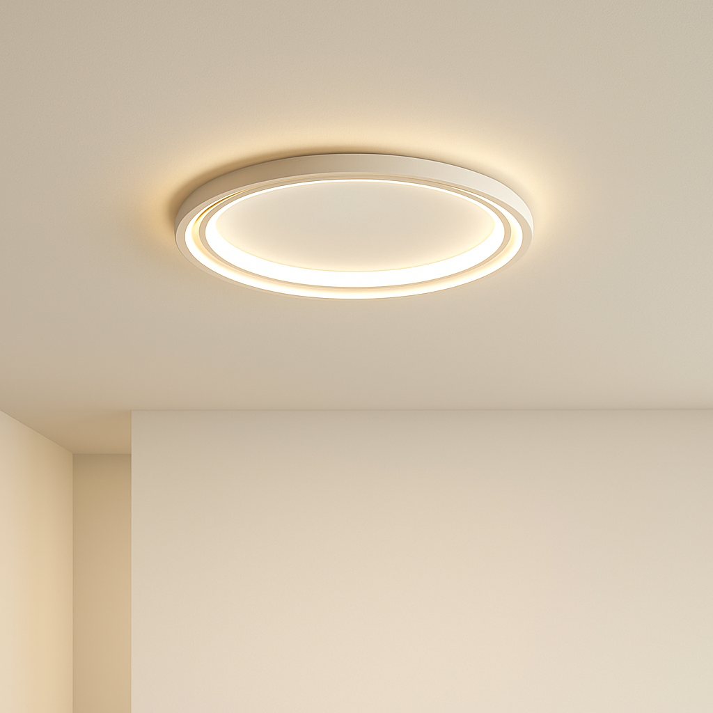 Plafonnier led ultra fin design moderne nouvelle collection Isaure Clairval - Une Note Actuelle dans le Décor