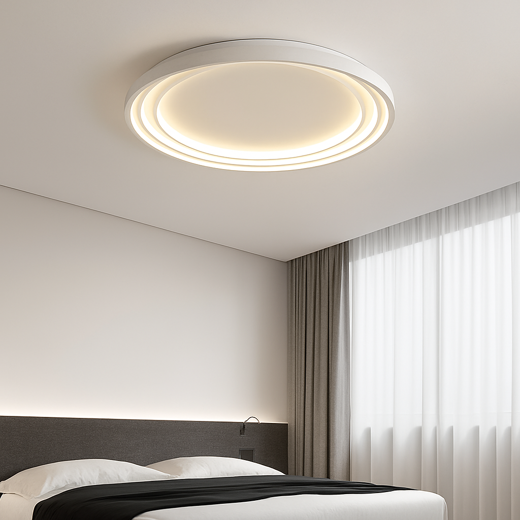 Plafonnier led ultra fin design moderne nouvelle collection Isaure Clairval - Une Note Actuelle dans le Décor