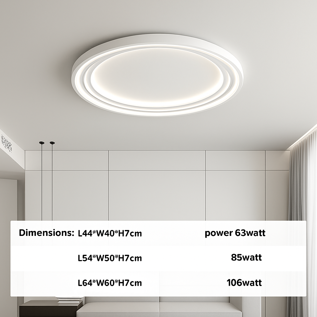 Plafonnier led ultra fin design moderne nouvelle collection Isaure Clairval - Une Note Actuelle dans le Décor