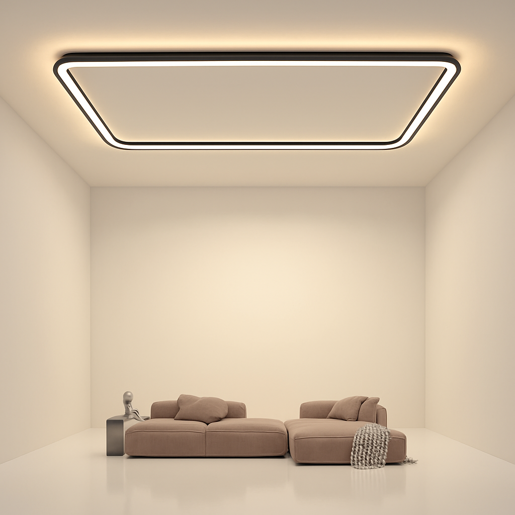 Plafonnier led ultra-mince design moderne intensité réglable luminaire décoratif Suzanne Voûte - Esprit Contemporain & Décor Élégant