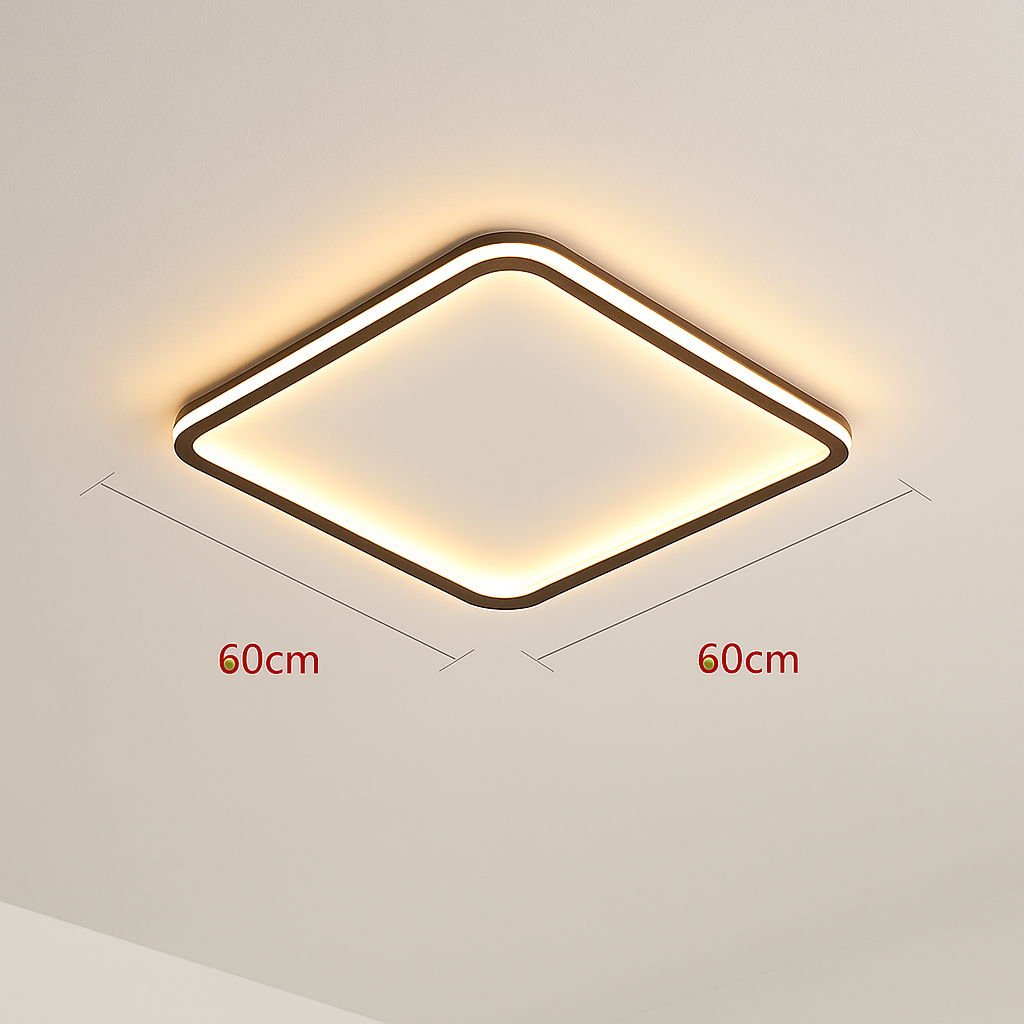 Plafonnier led ultra-mince design moderne intensité réglable luminaire décoratif Suzanne Voûte - Esprit Contemporain & Décor Élégant