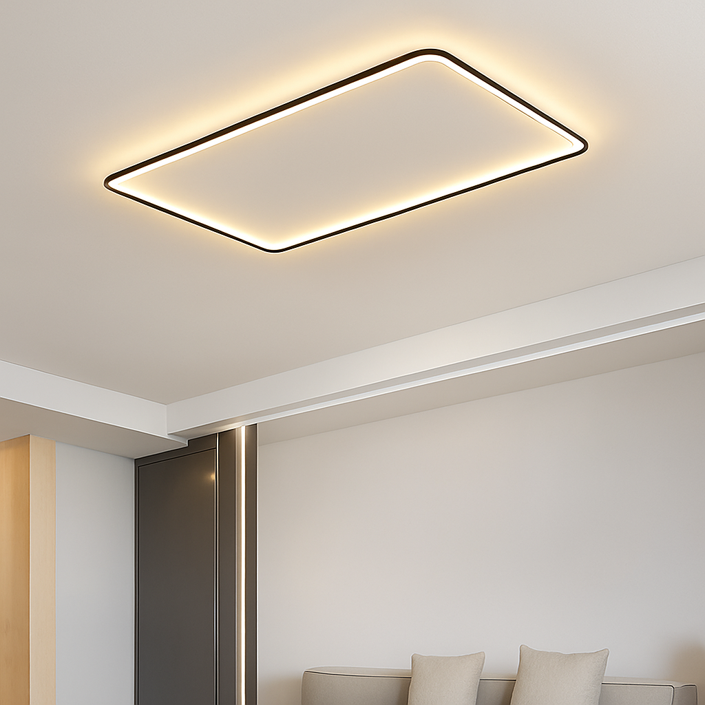 Plafonnier led ultra-mince design moderne intensité réglable luminaire décoratif Suzanne Voûte - Esprit Contemporain & Décor Élégant