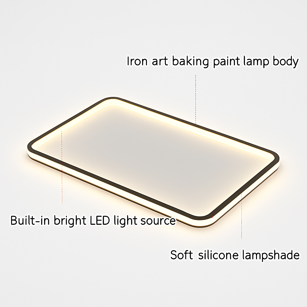 Plafonnier led ultra-mince design moderne intensité réglable luminaire décoratif Suzanne Voûte - Esprit Contemporain & Décor Élégant