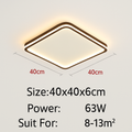 Plafonnier led ultra-mince design moderne intensité réglable luminaire décoratif Suzanne Voûte - Esprit Contemporain & Décor Élégant