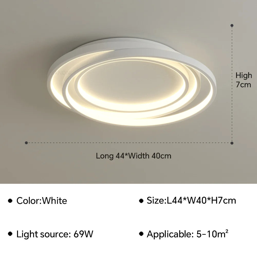Plafonnier — LED ultra mince lustre moderne intérieur