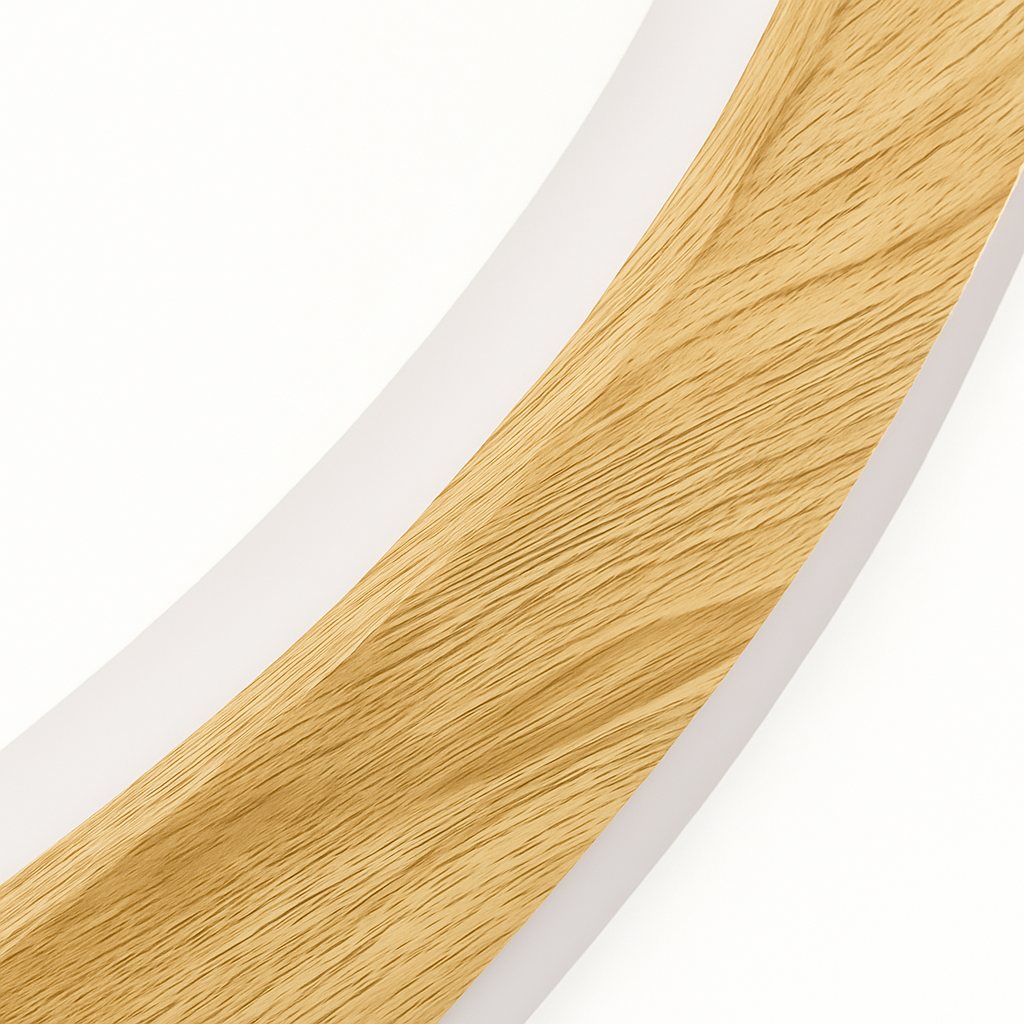 Plafonnier — LED ultra-mince moderne grain de bois décoratif