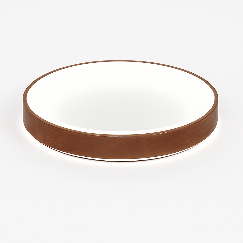 Plafonnier — LED ultra-mince moderne grain de bois décoratif