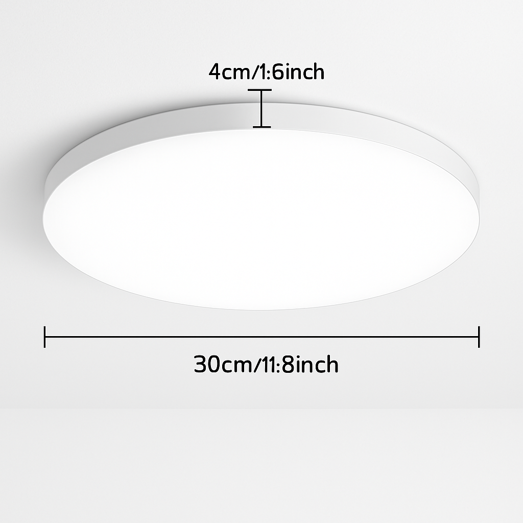 Plafonnier — LED ultra mince rond carré pour lumières
