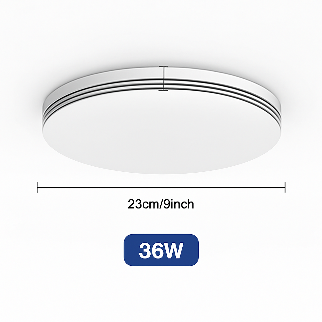 Plafonnier — LED ultra mince rond carré pour lumières