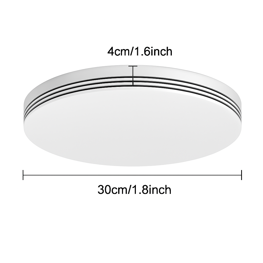 Plafonnier — LED ultra mince rond carré pour lumières