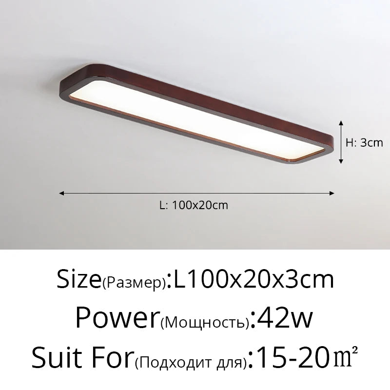 Plafonnier — LED ultra-mince style nordique pour divers usages