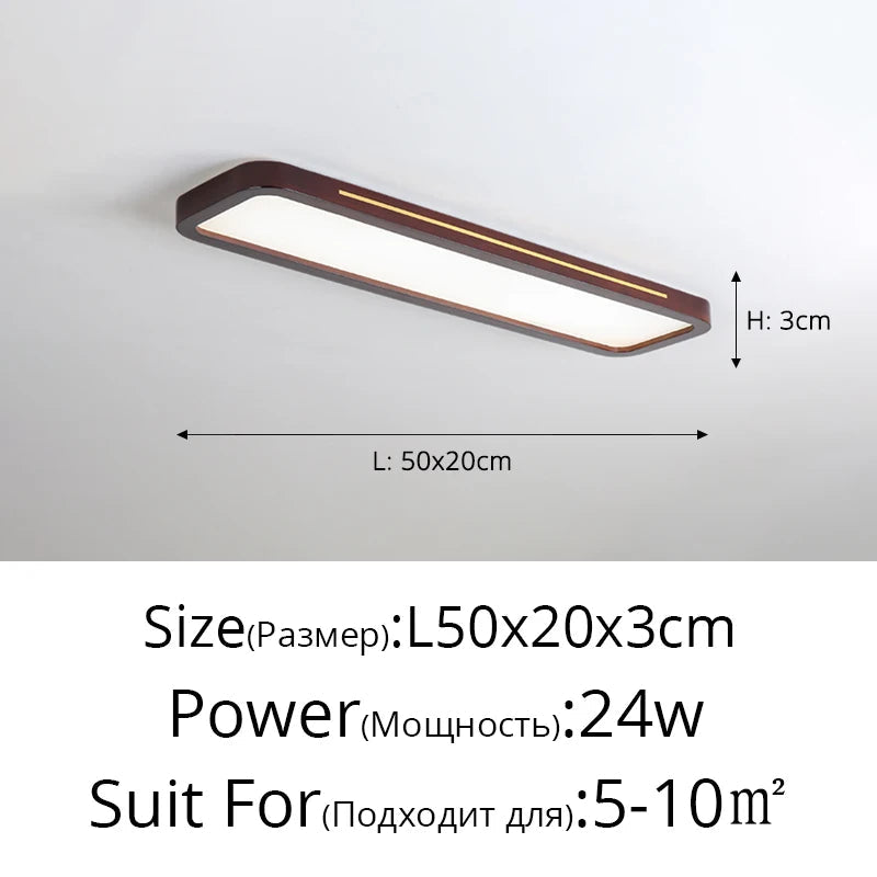 Plafonnier — LED ultra-mince style nordique pour divers usages