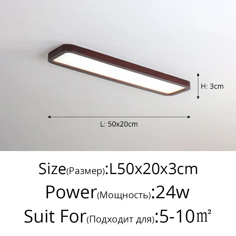 Plafonnier — LED ultra-mince style nordique pour divers usages
