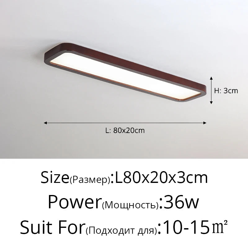 Plafonnier — LED ultra-mince style nordique pour divers usages