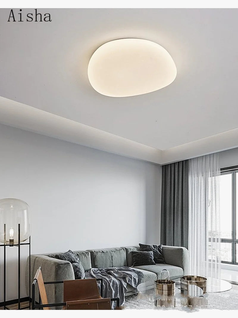 Plafonnier moderne en acrylique créatif avec éclairage led décoratif Léon Reflet - Une Note Actuelle dans le Décor