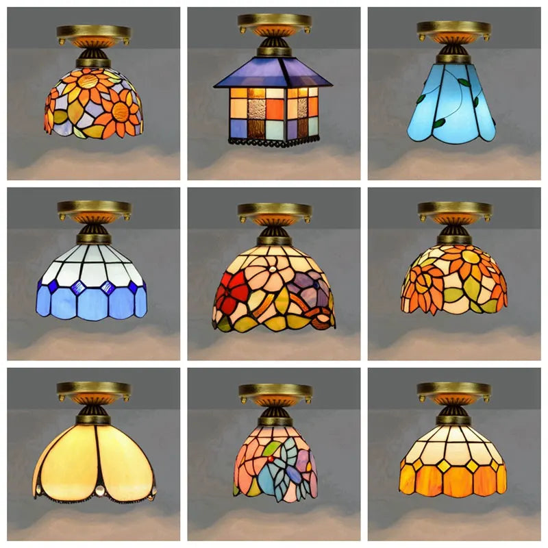 Plafonnier moderne en éclairage led nordique pour balcon et allée Hélène Cantate en Verre - Reflets Délicats & Élégance Visuelle