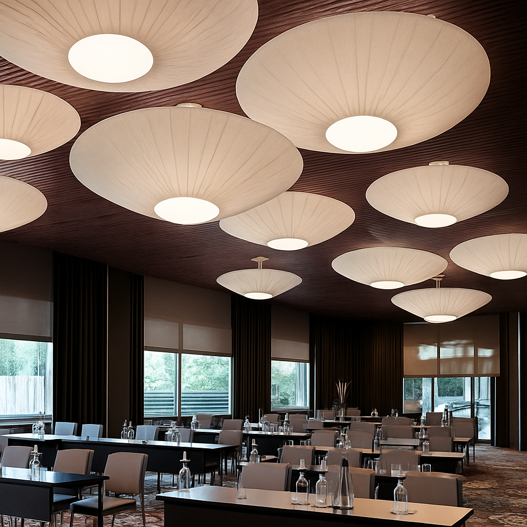 Plafonnier — Moderne en tissu design créatif pour intérieur élégant