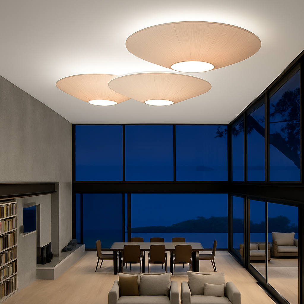 Plafonnier — Moderne en tissu design créatif pour intérieur élégant
