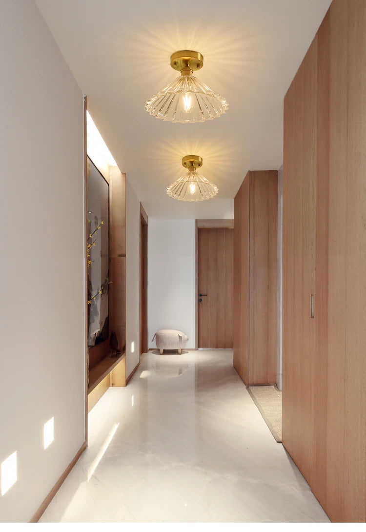 Plafonnier — Moderne en verre pour intérieur et extérieur lumineux