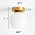 Plafonnier moderne en verre pour un éclairage élégant Arsène Halo - Reflets Délicats & Élégance Visuelle