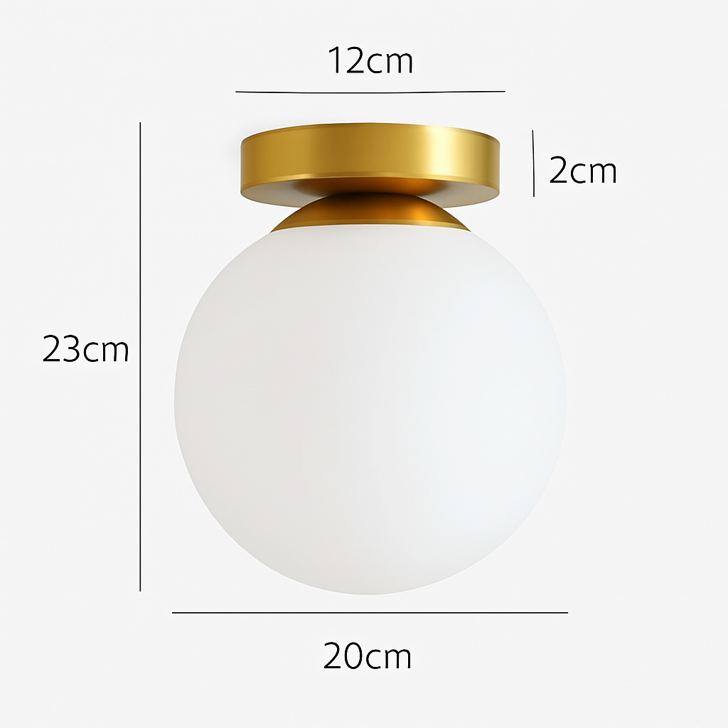 Plafonnier moderne en verre pour un éclairage élégant Arsène Halo - Reflets Délicats & Élégance Visuelle