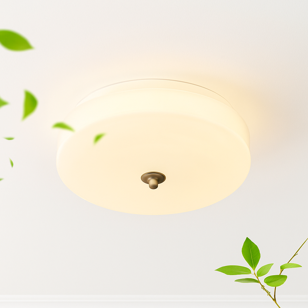 Plafonnier — Moderne en verre rétro style vintage pour intérieur élégant