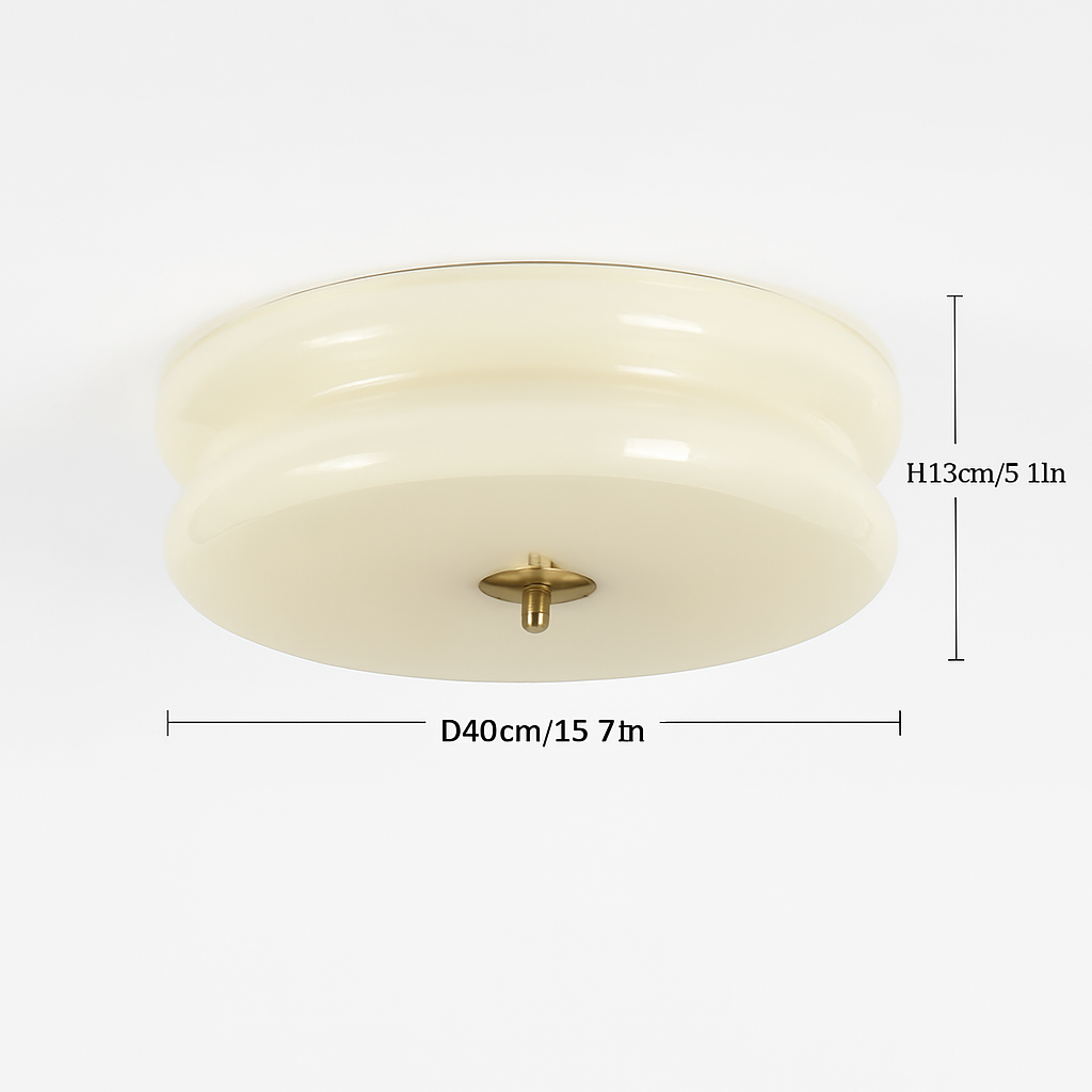 Plafonnier — Moderne en verre rétro style vintage pour intérieur élégant