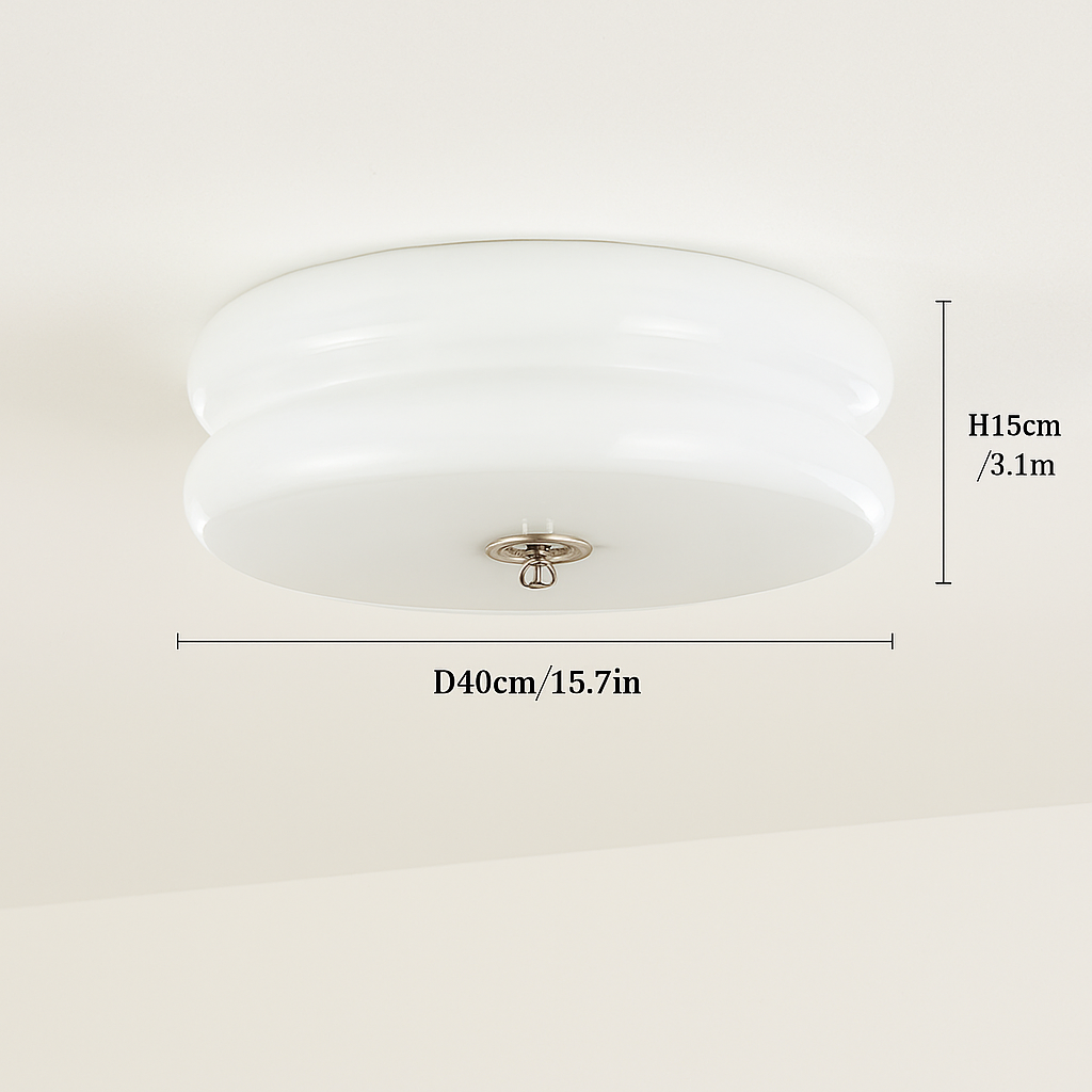 Plafonnier — Moderne en verre rétro style vintage pour intérieur élégant