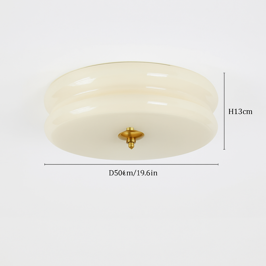 Plafonnier — Moderne en verre rétro style vintage pour intérieur élégant