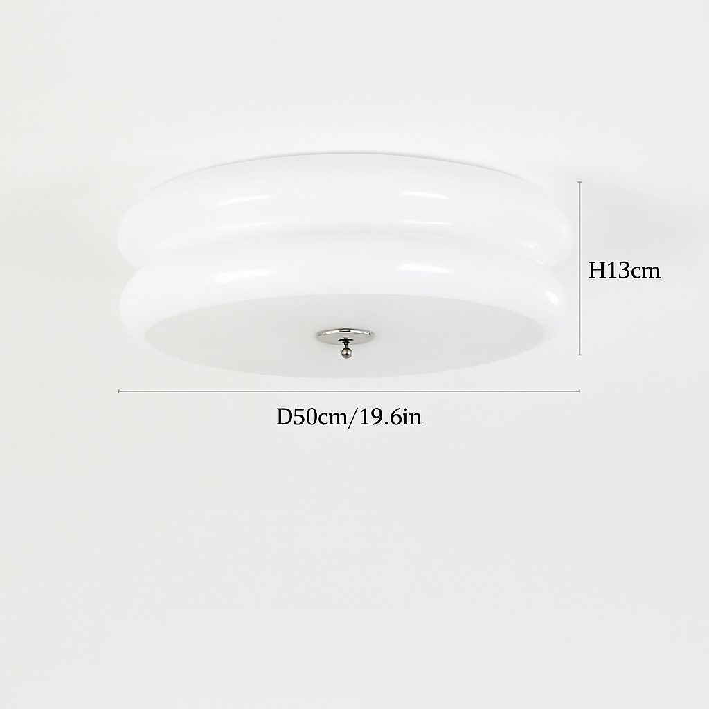 Plafonnier — Moderne en verre rétro style vintage pour intérieur élégant