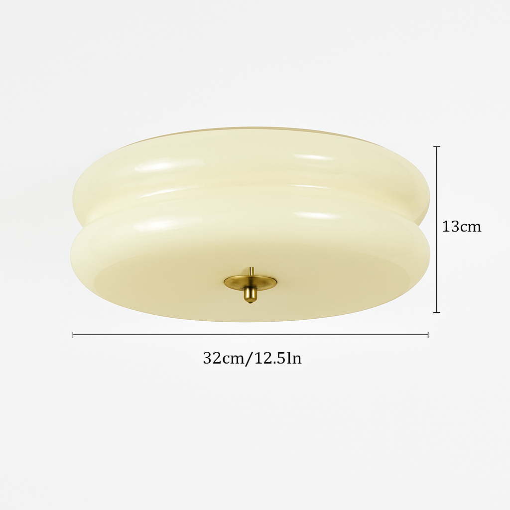 Plafonnier — Moderne en verre rétro style vintage pour intérieur élégant
