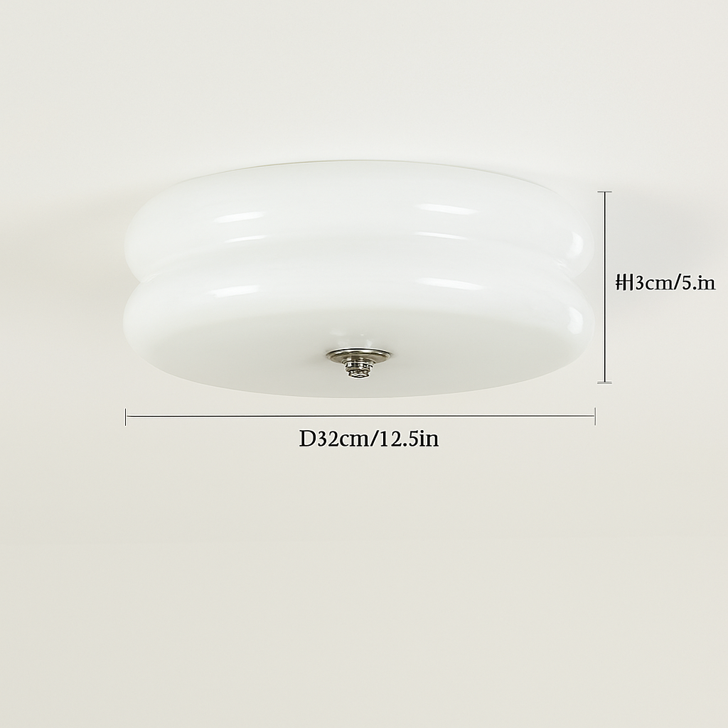 Plafonnier — Moderne en verre rétro style vintage pour intérieur élégant