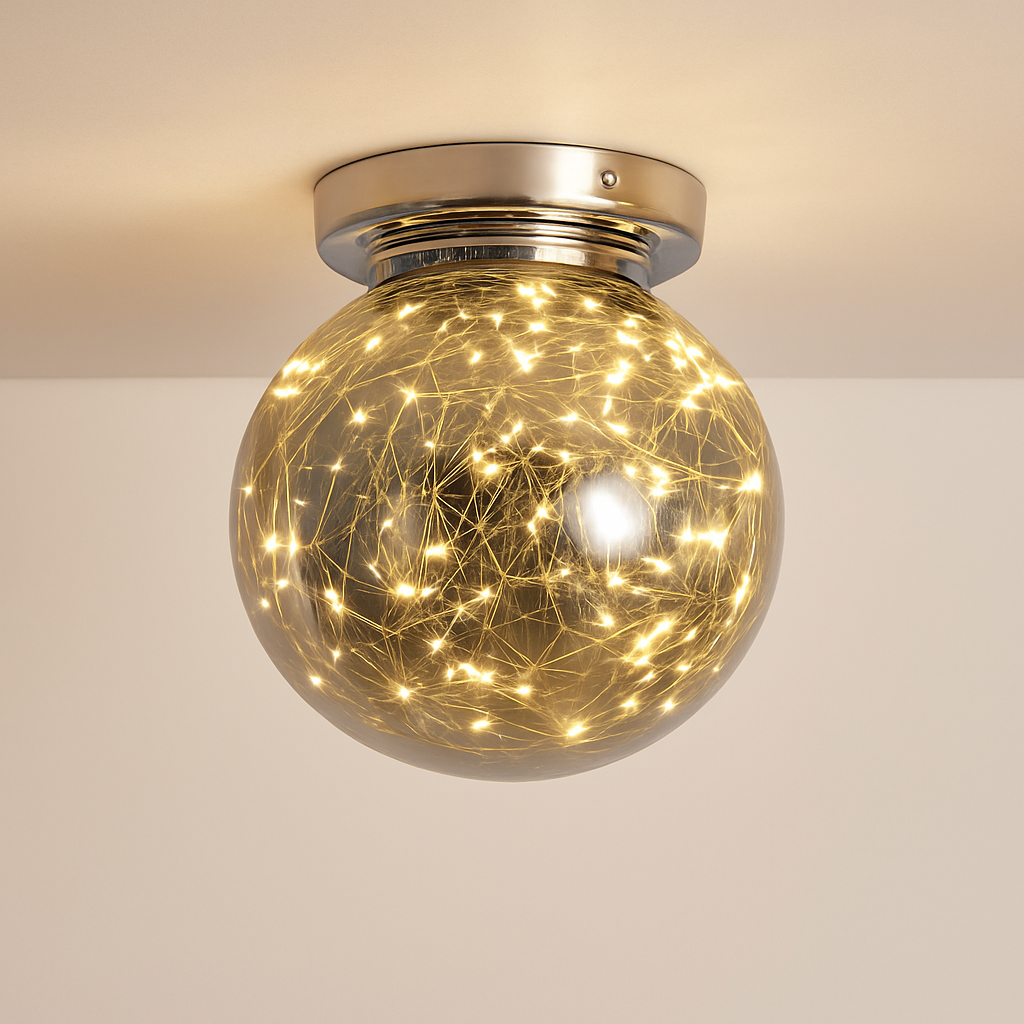 Plafonnier — Moderne LED avec globe en verre Duna