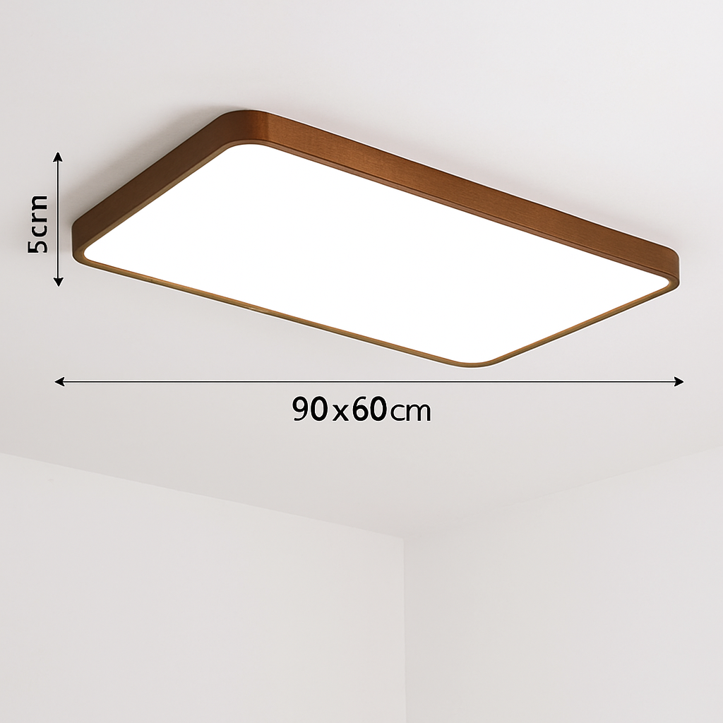 Plafonnier moderne LED bois massif Éléa Aubade - Le Charme du Bois au Quotidien