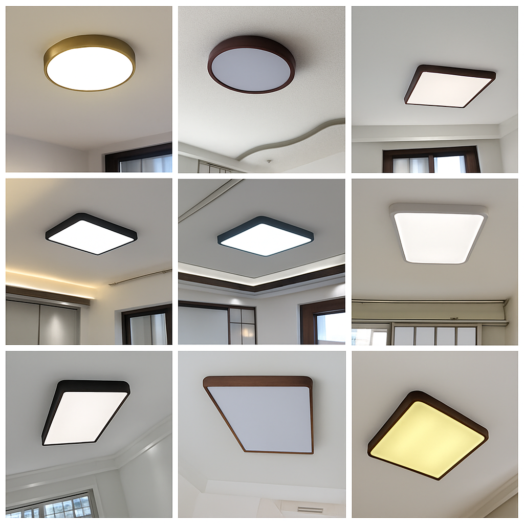 Plafonnier moderne LED bois massif Éléa Aubade - Le Charme du Bois au Quotidien