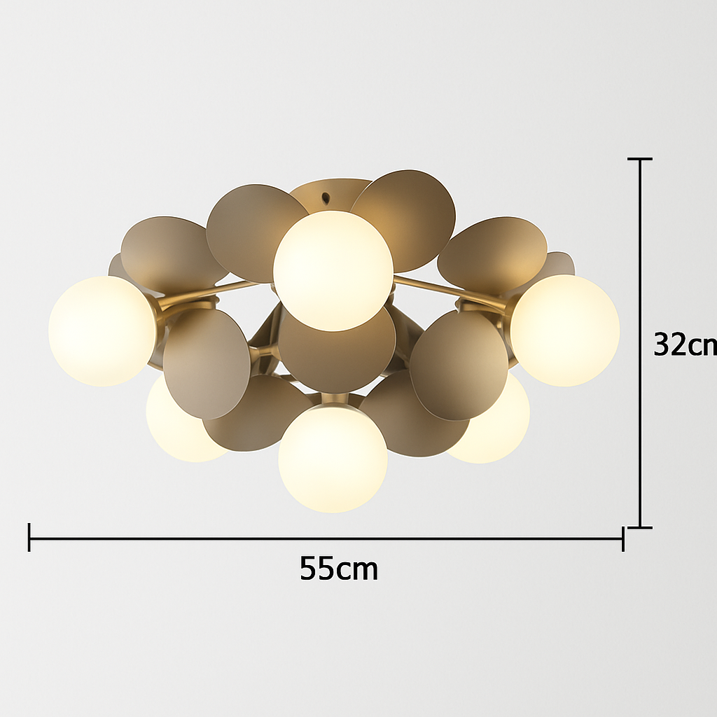 Plafonnier moderne LED coloré pour chambre d'enfant Estel Basile Symphonie - Présence Moderne & Harmonie Intérieure