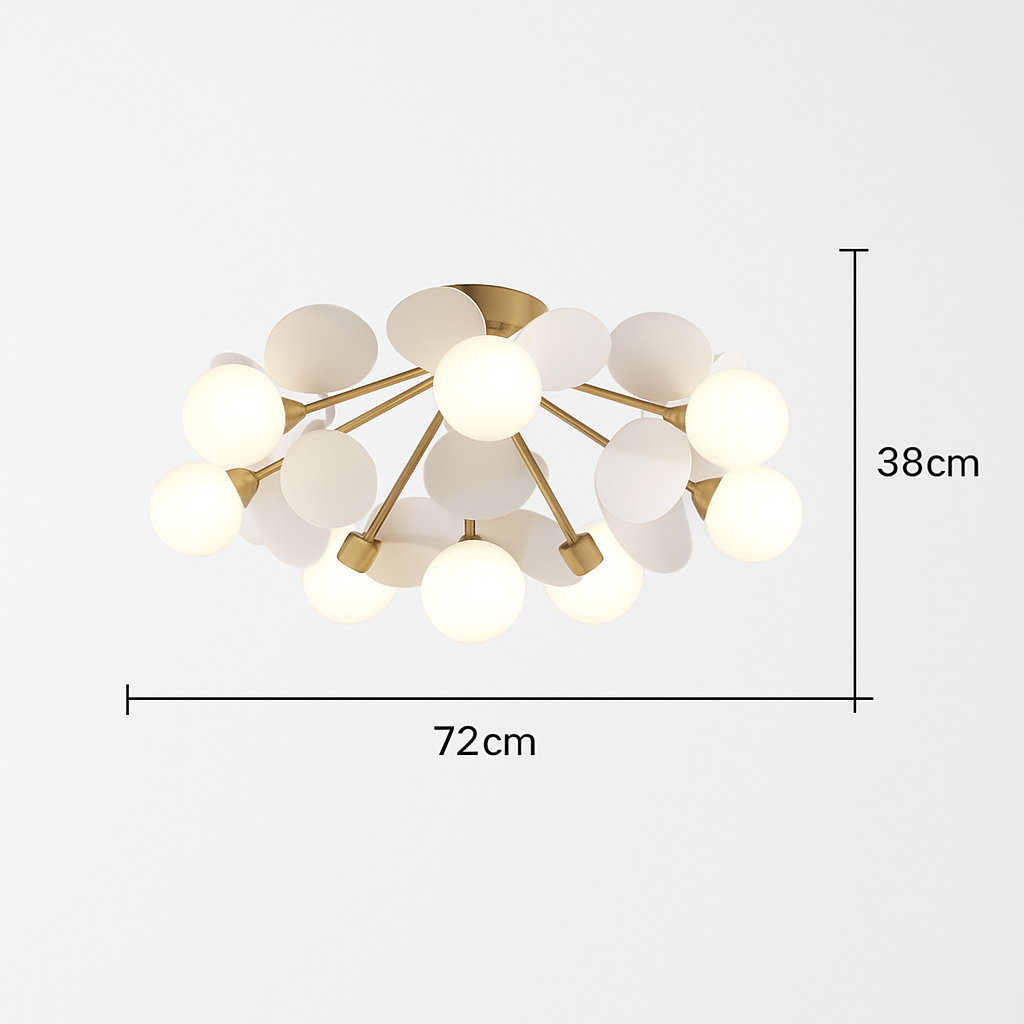 Plafonnier moderne LED coloré pour chambre d'enfant Estel Basile Symphonie - Présence Moderne & Harmonie Intérieure