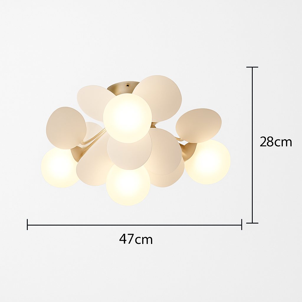 Plafonnier moderne LED coloré pour chambre d'enfant Estel Basile Symphonie - Présence Moderne & Harmonie Intérieure