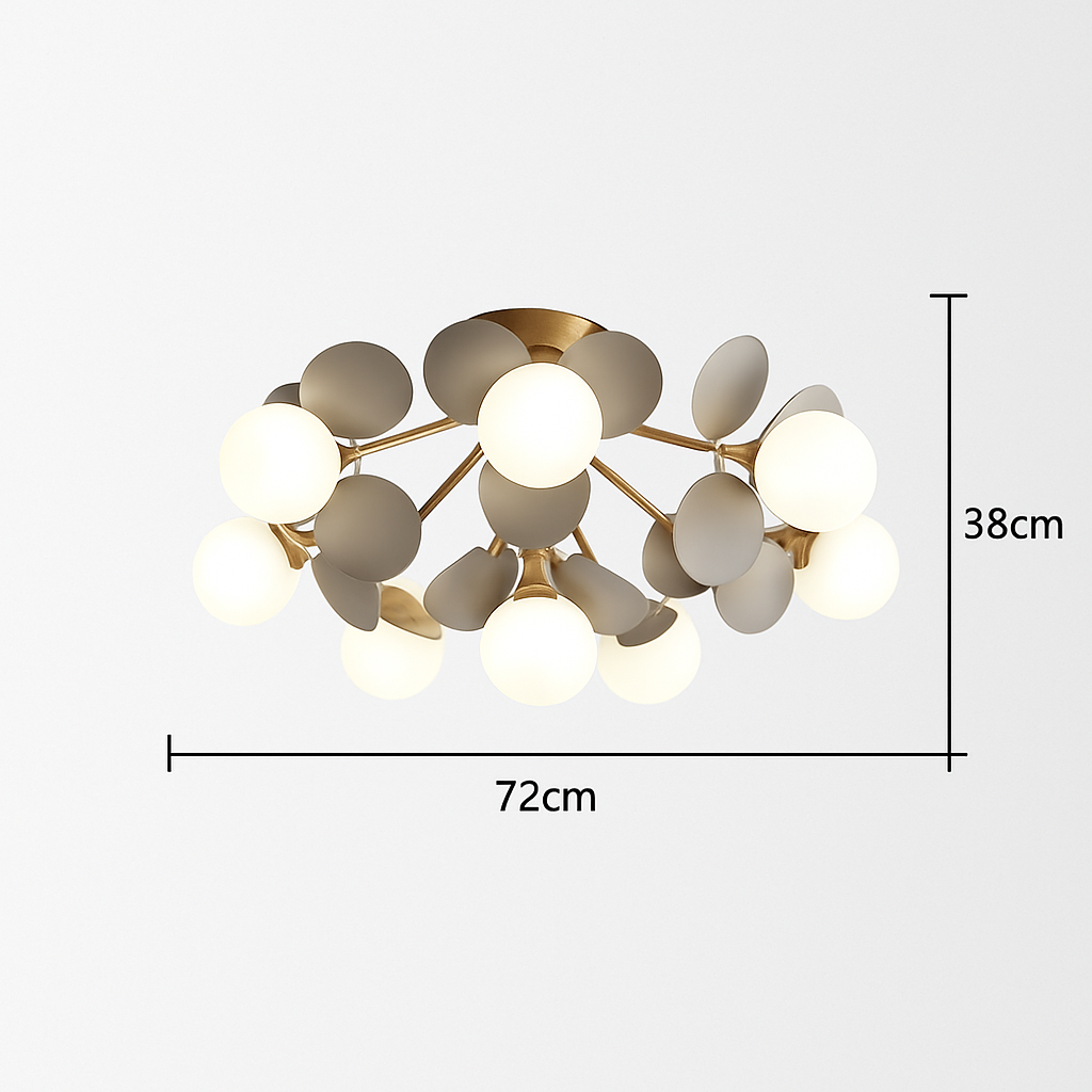 Plafonnier moderne LED coloré pour chambre d'enfant Estel Basile Symphonie - Présence Moderne & Harmonie Intérieure