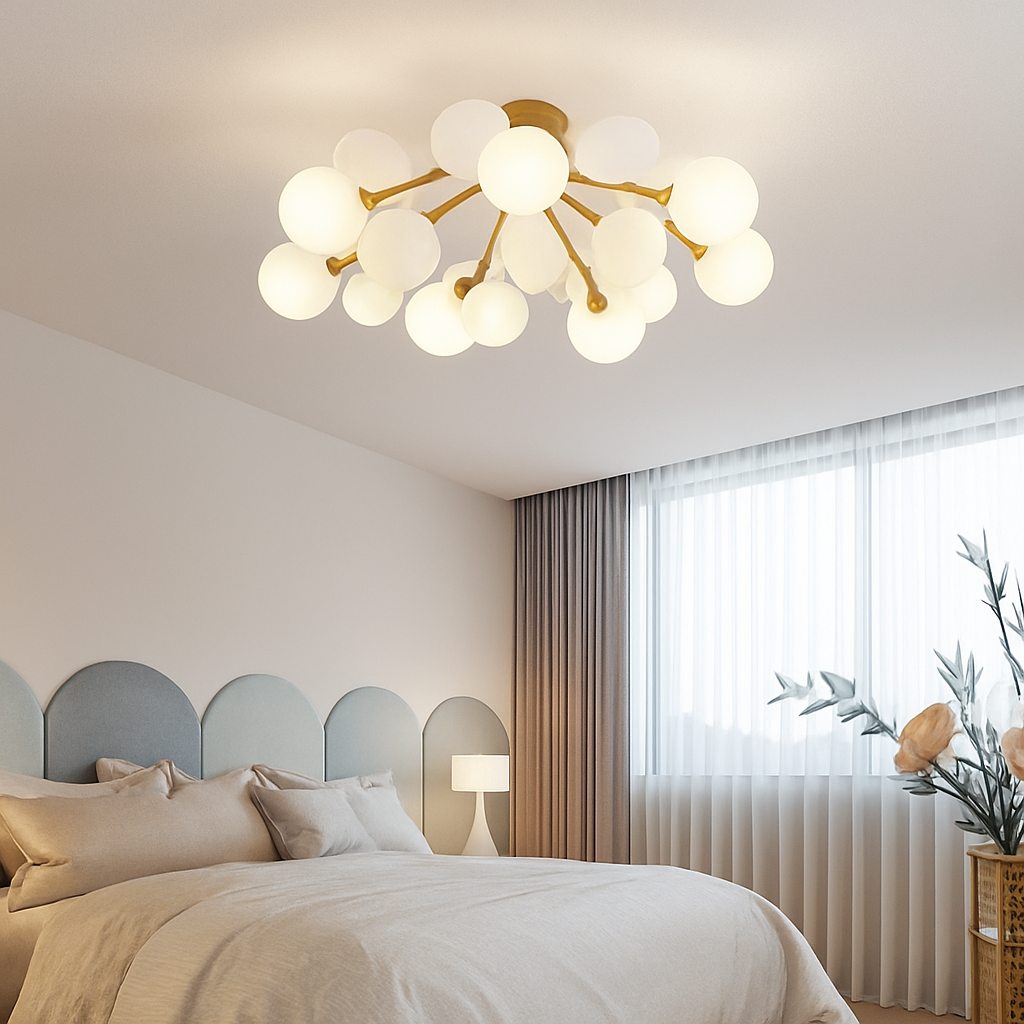 Plafonnier moderne LED coloré pour chambre d'enfant Estel Basile Symphonie - Présence Moderne & Harmonie Intérieure