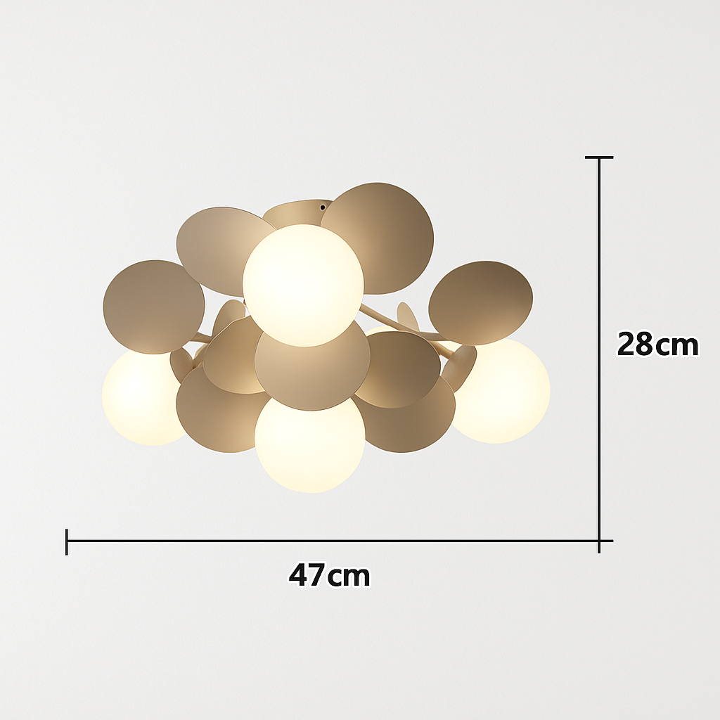 Plafonnier moderne LED coloré pour chambre d'enfant Estel Basile Symphonie - Présence Moderne & Harmonie Intérieure